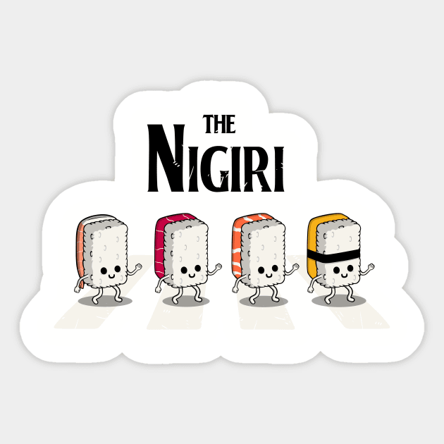 The nigiri Sticker by Melonseta